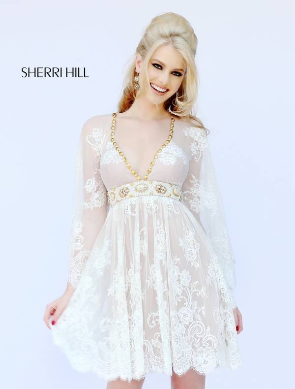 Sherri Hill 32260 White Dress 6 - StarShinerS.com