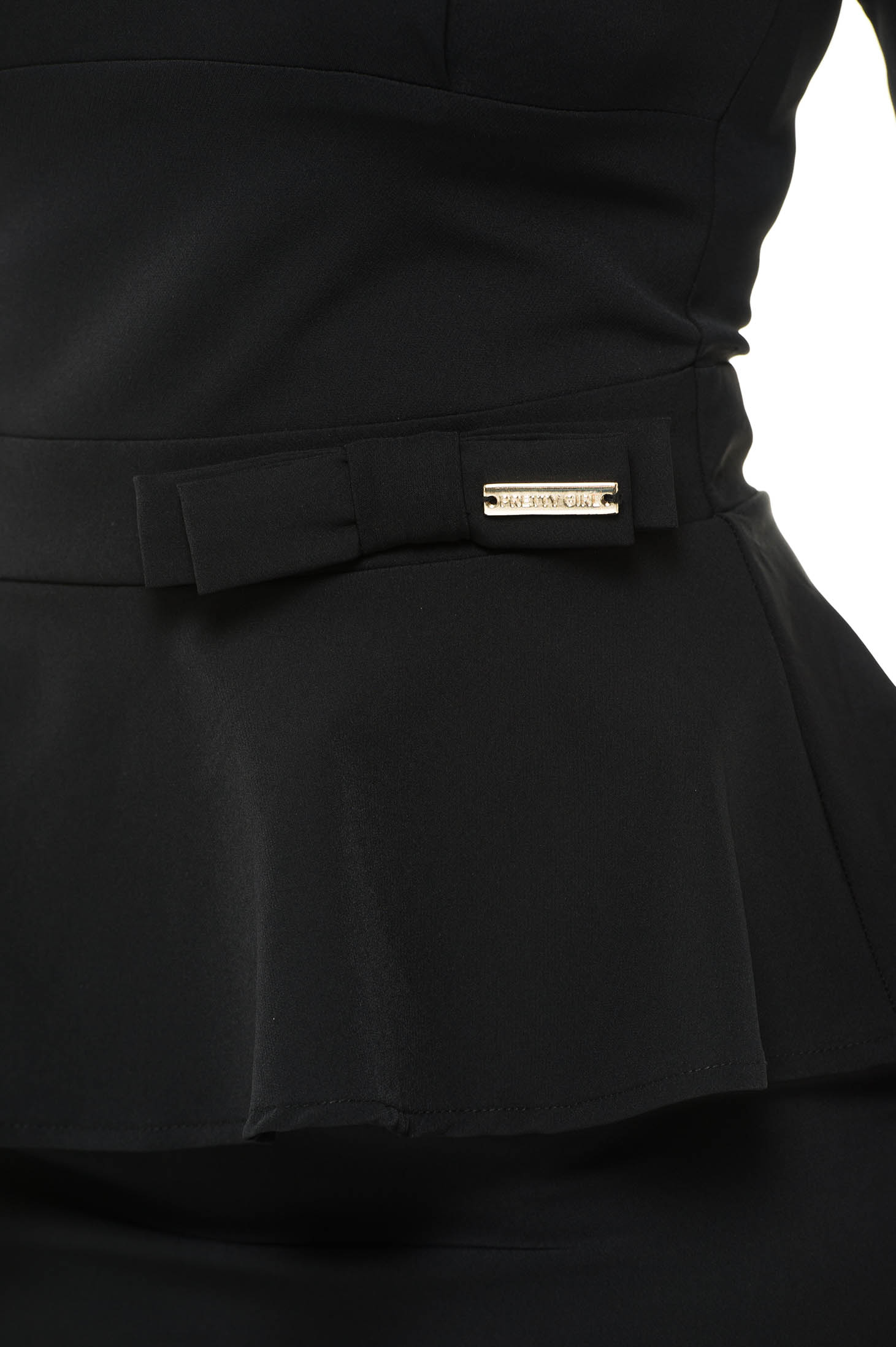 PrettyGirl Influential Black Dress