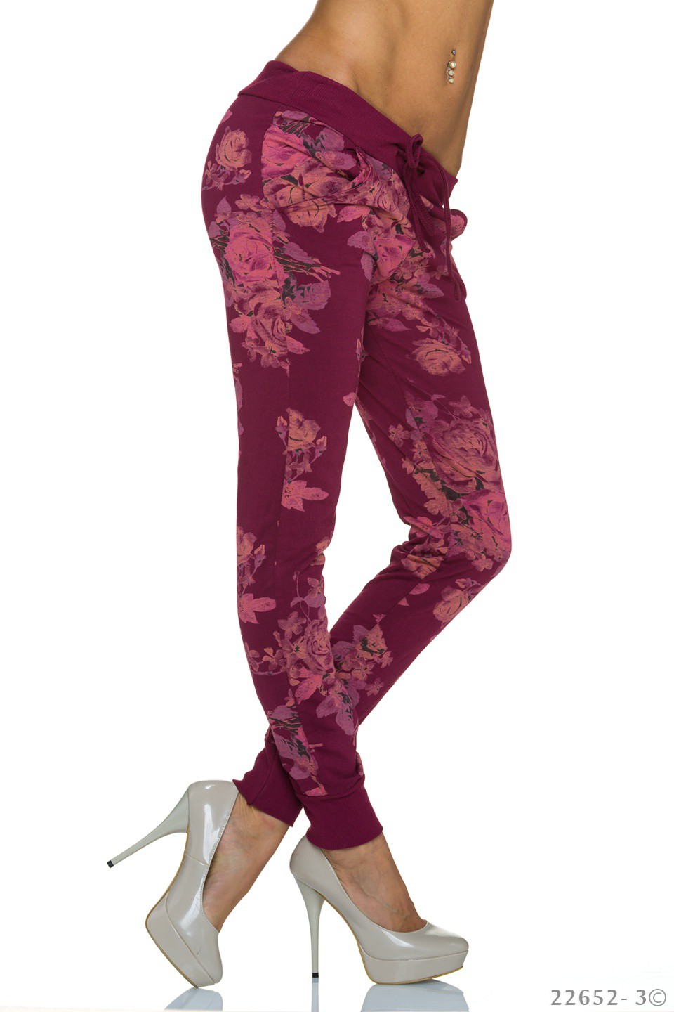 Individual Type Burgundy Trousers