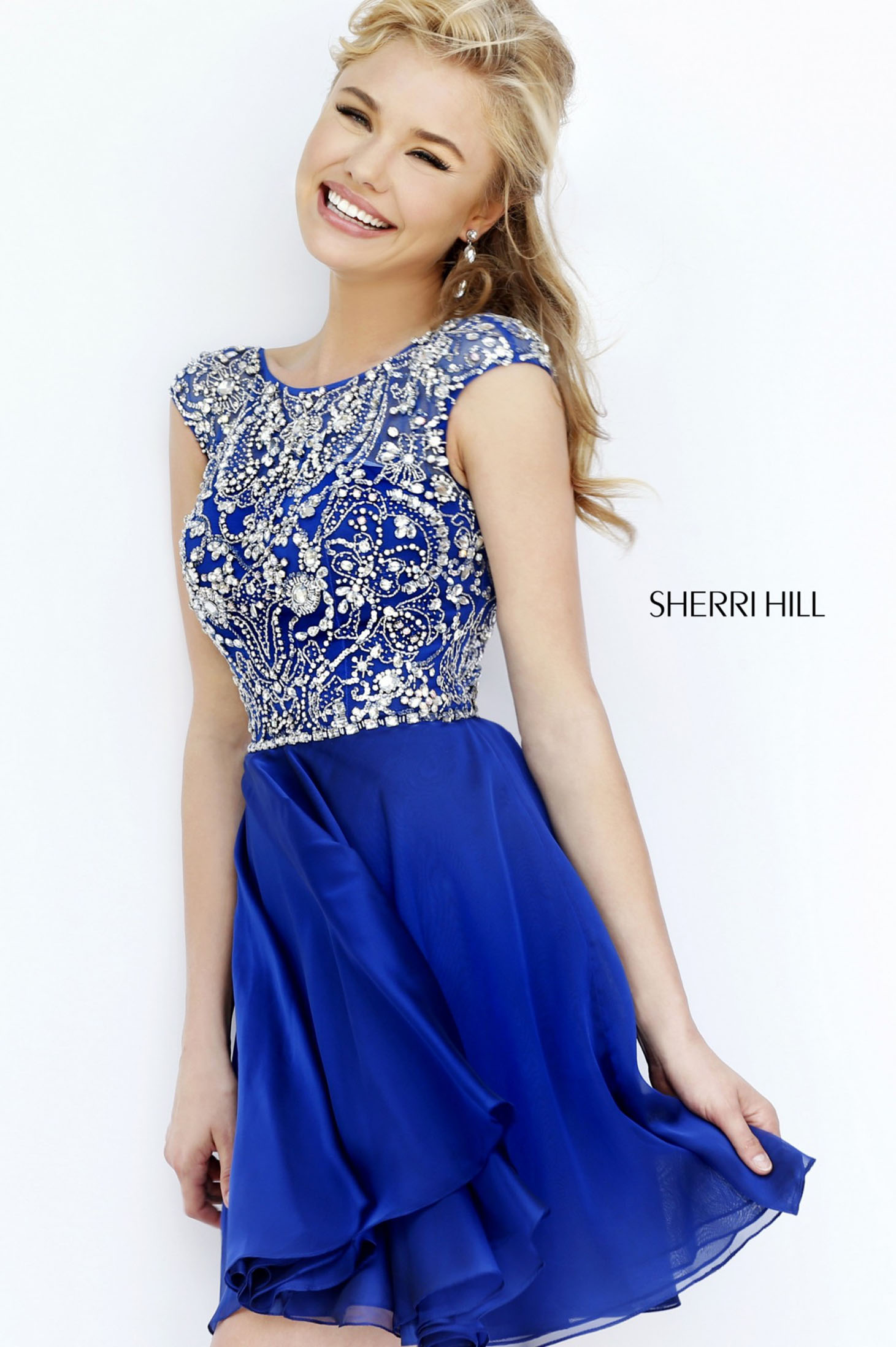 Sherri Hill 32320 DarkBlue Dress