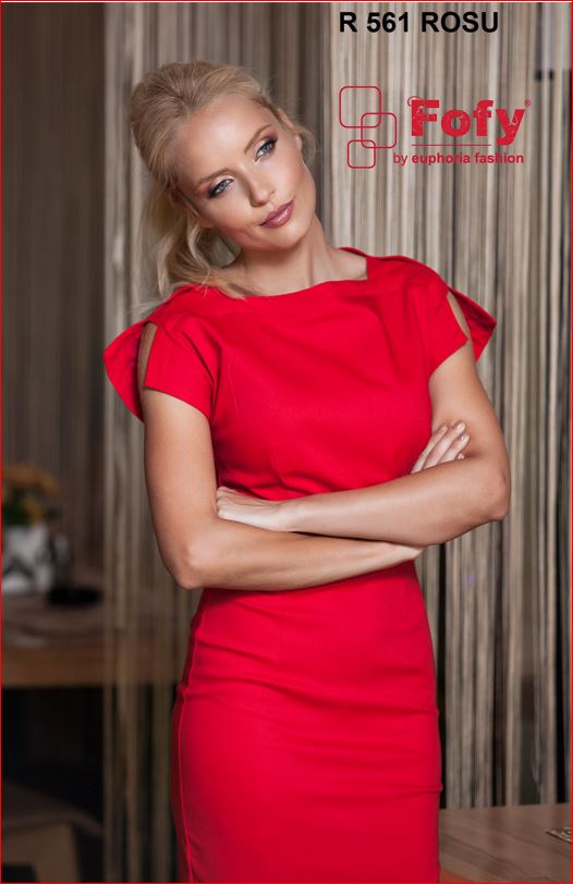 Rochie Fofy Fashionable Red