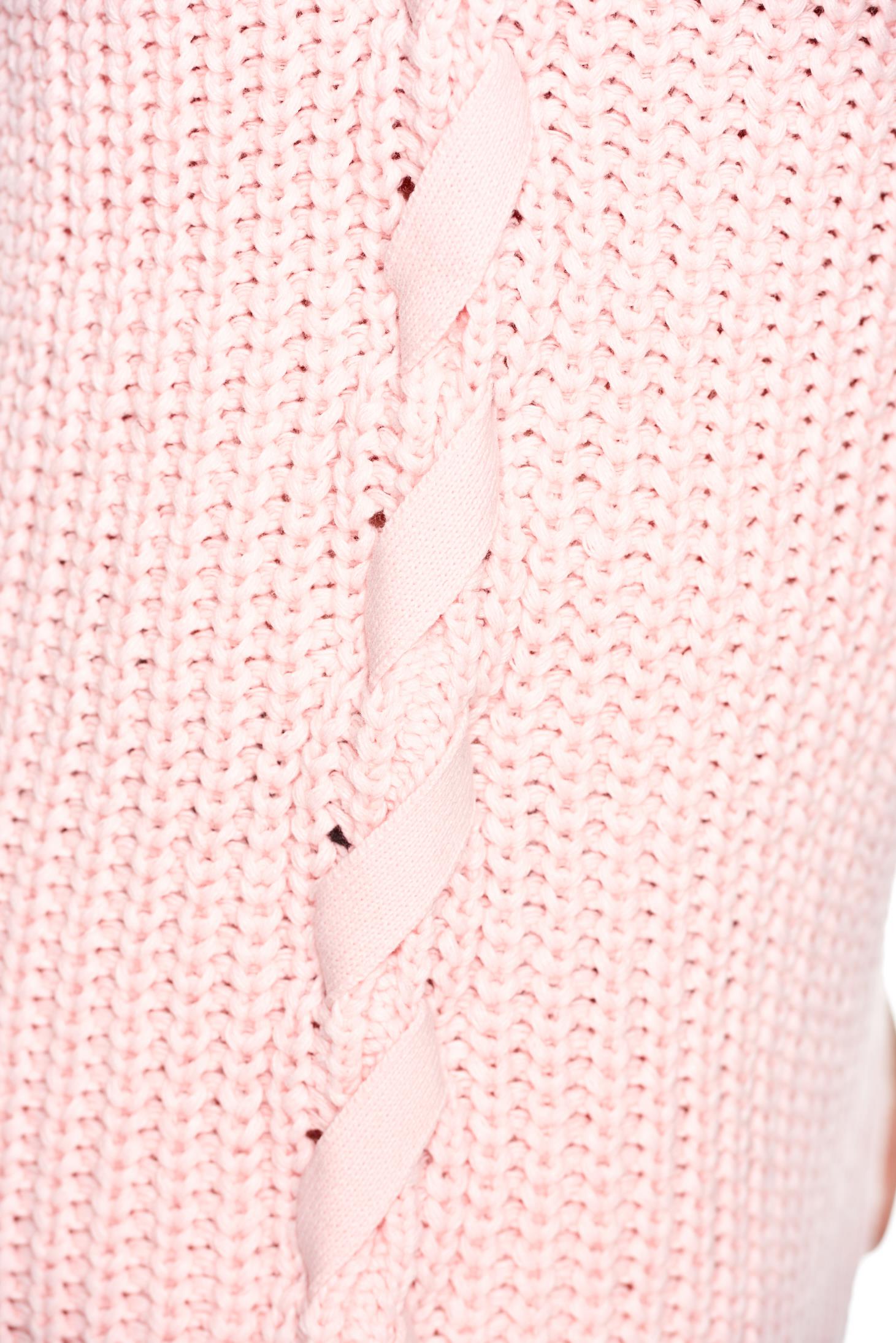 Rózsaszínű MissQ hétköznapi pulóver kötött vastag anyag 4 - StarShinerS.hu