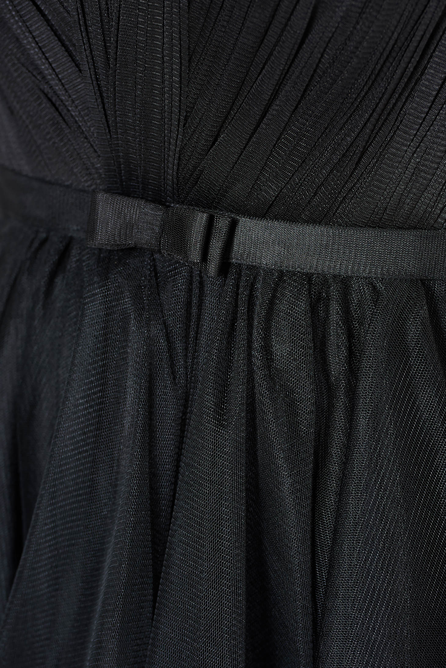 Ana Radu black occasional corset dress with push-up cups 4 - StarShinerS.com