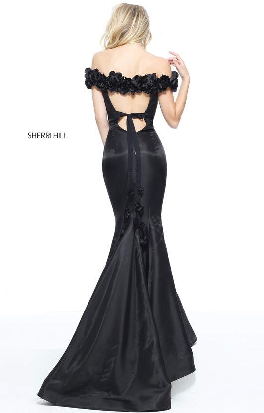 Sherri Hill 51103 Black Dress 2 - StarShinerS.com