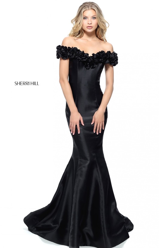 Sherri Hill 51103 Black Dress 3 - StarShinerS.com