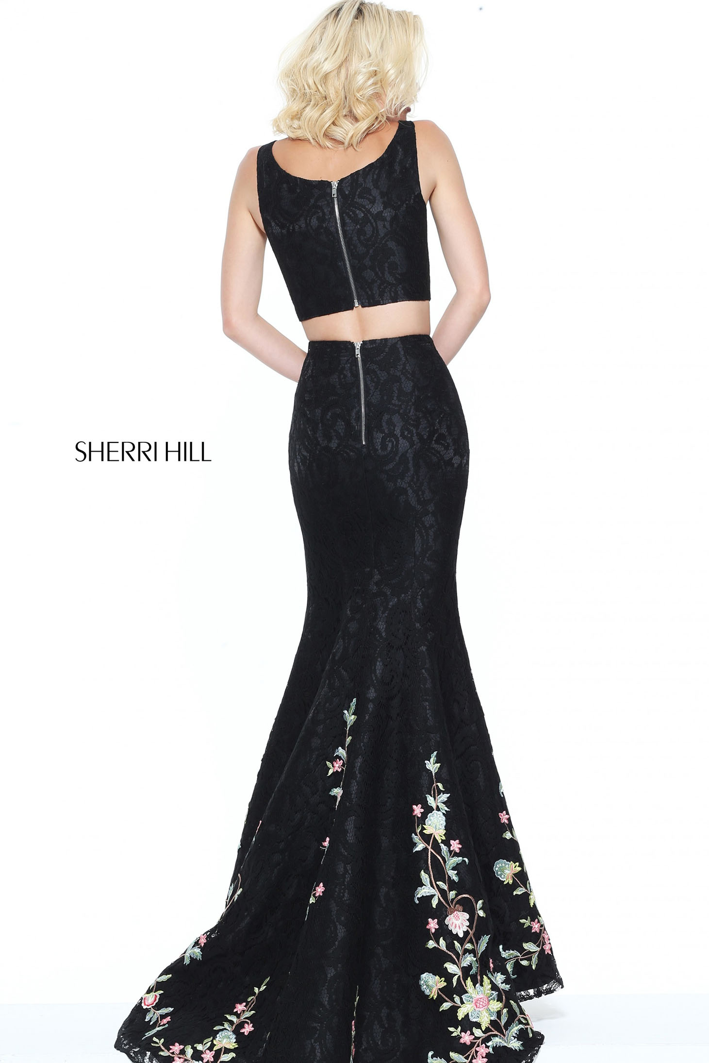 Sherri Hill 50778 Black Dress 2 - StarShinerS.com