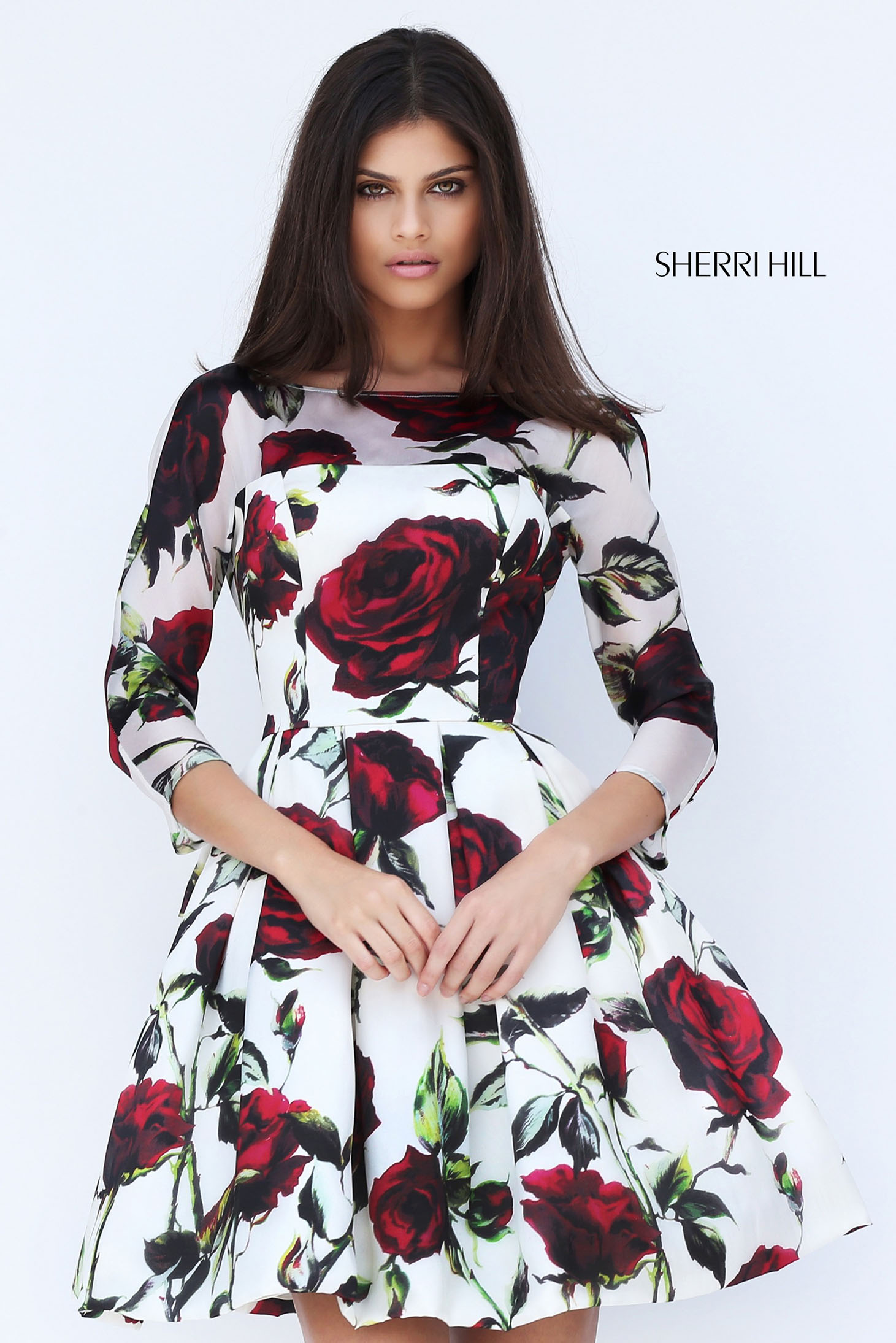 Sherri Hill 50825 White Dress 2 - StarShinerS.com