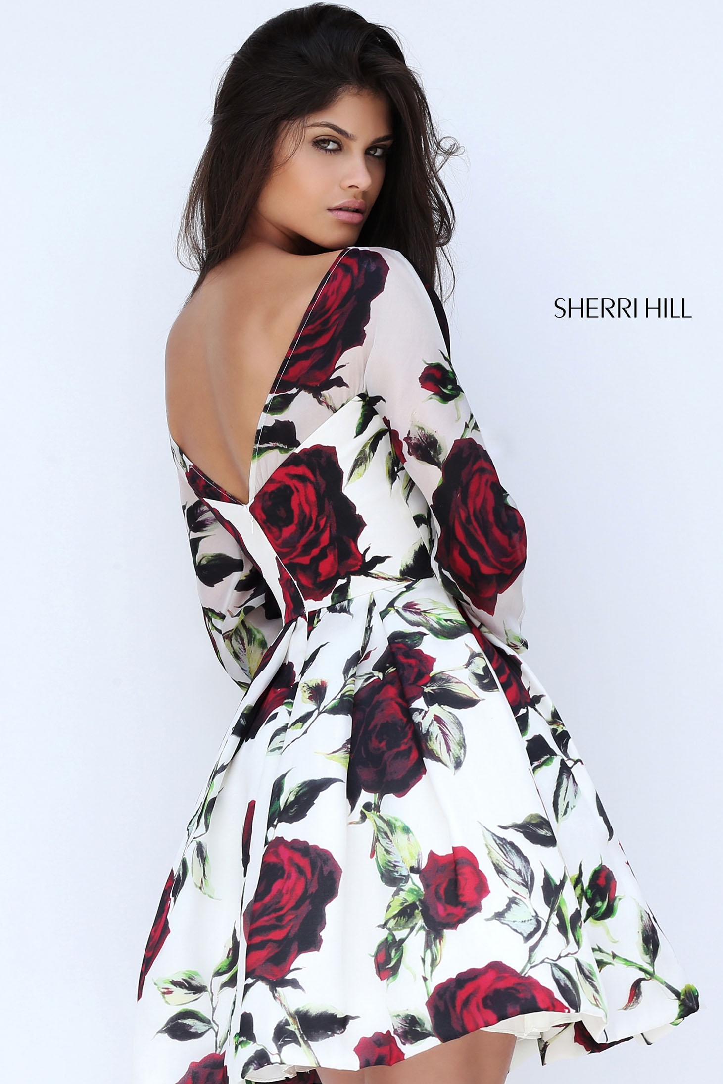 Sherri Hill 50825 White Dress 3 - StarShinerS.com