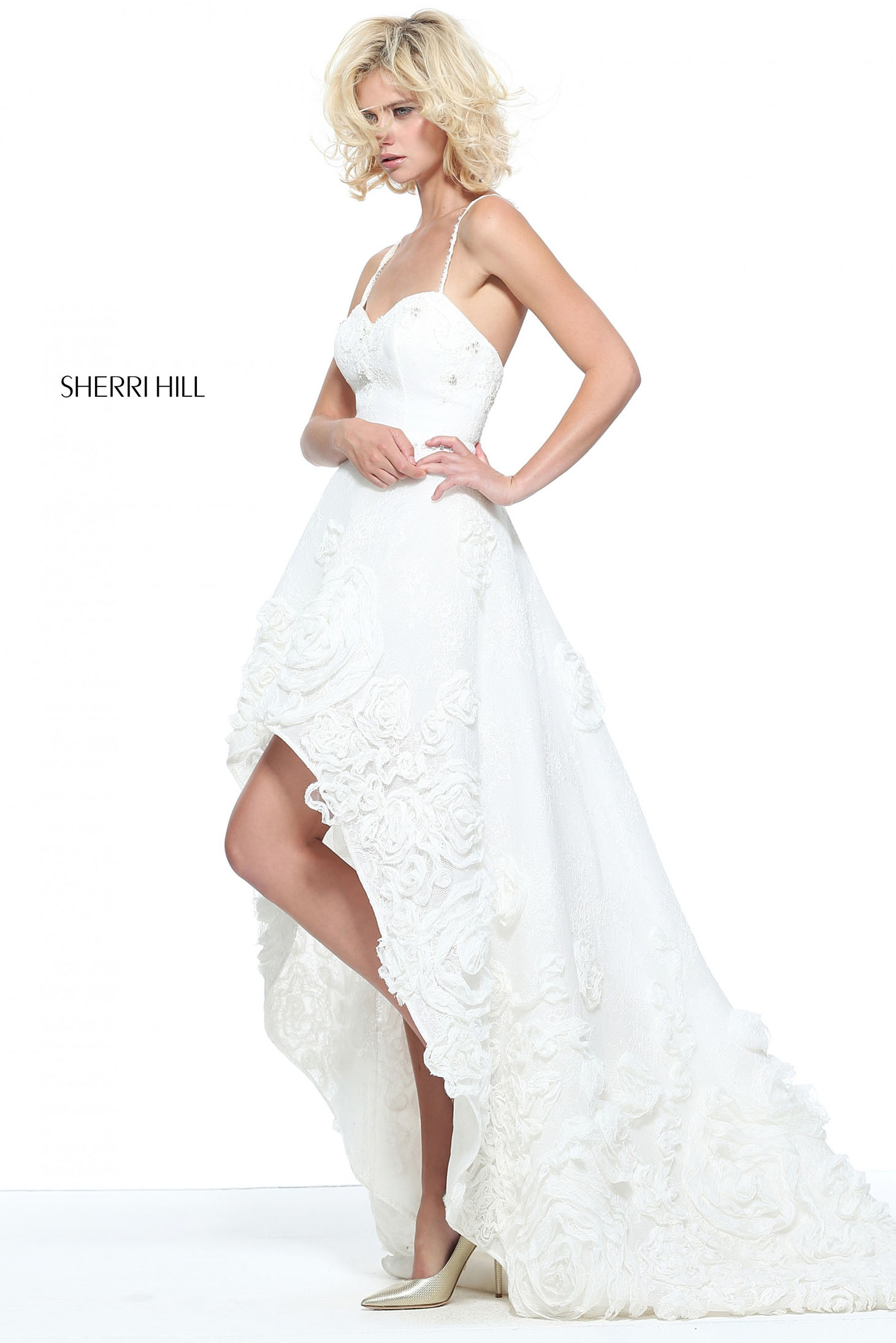 Sherri Hill 51153 White Dress 4 - StarShinerS.com