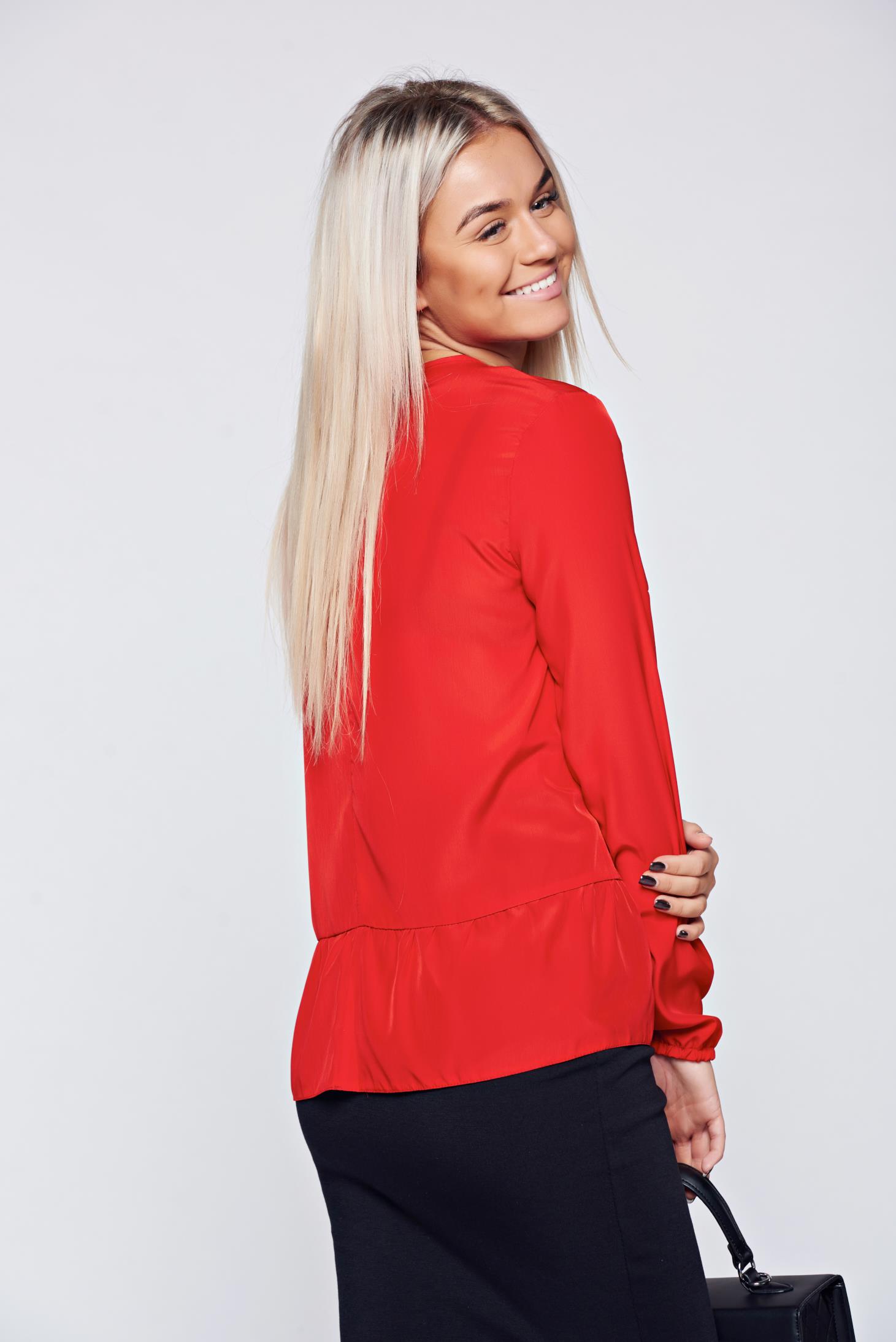 StarShinerS red casual women`s blouse