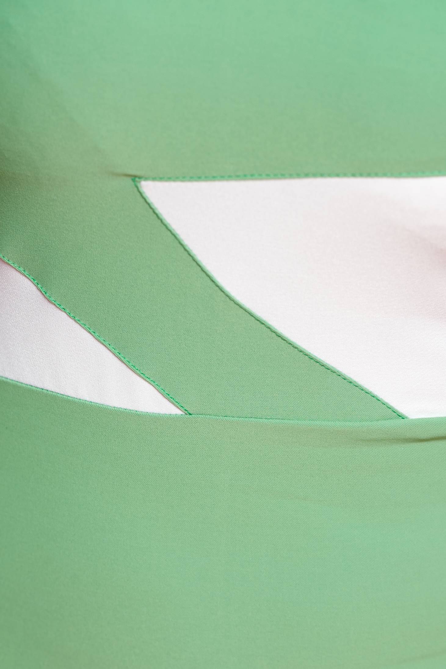 PrettyGirl Office Color Green Dress 3 - StarShinerS.com