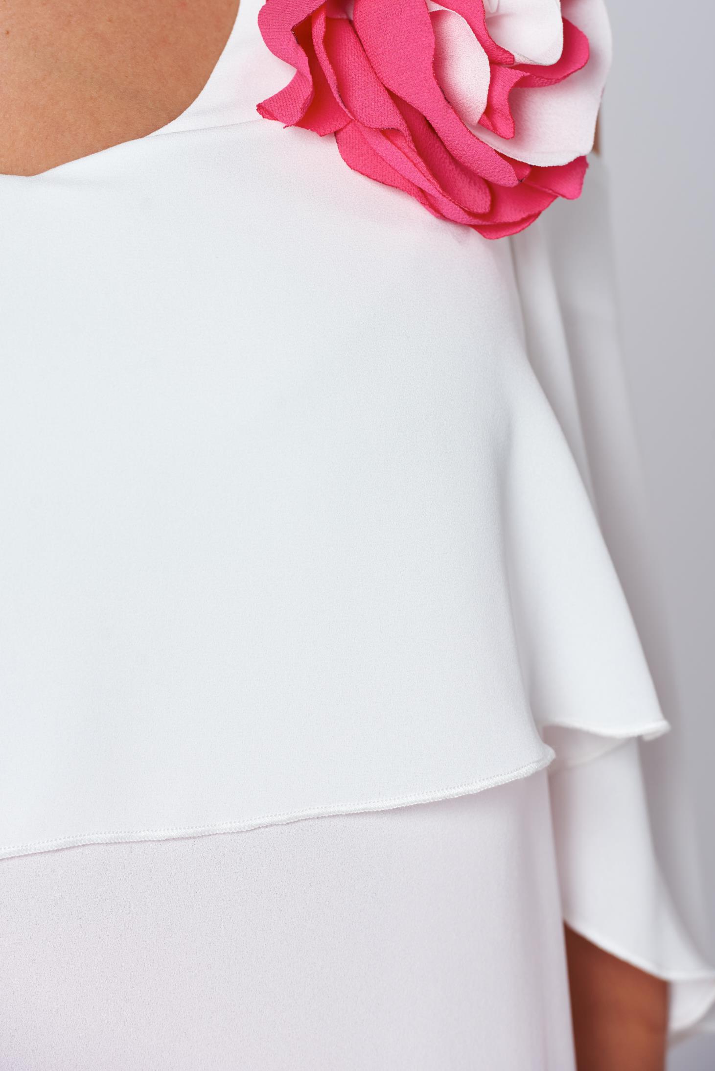 LaDonna fuchsia elegant sleeveless jumpsuit with ruffle details 3 - StarShinerS.com