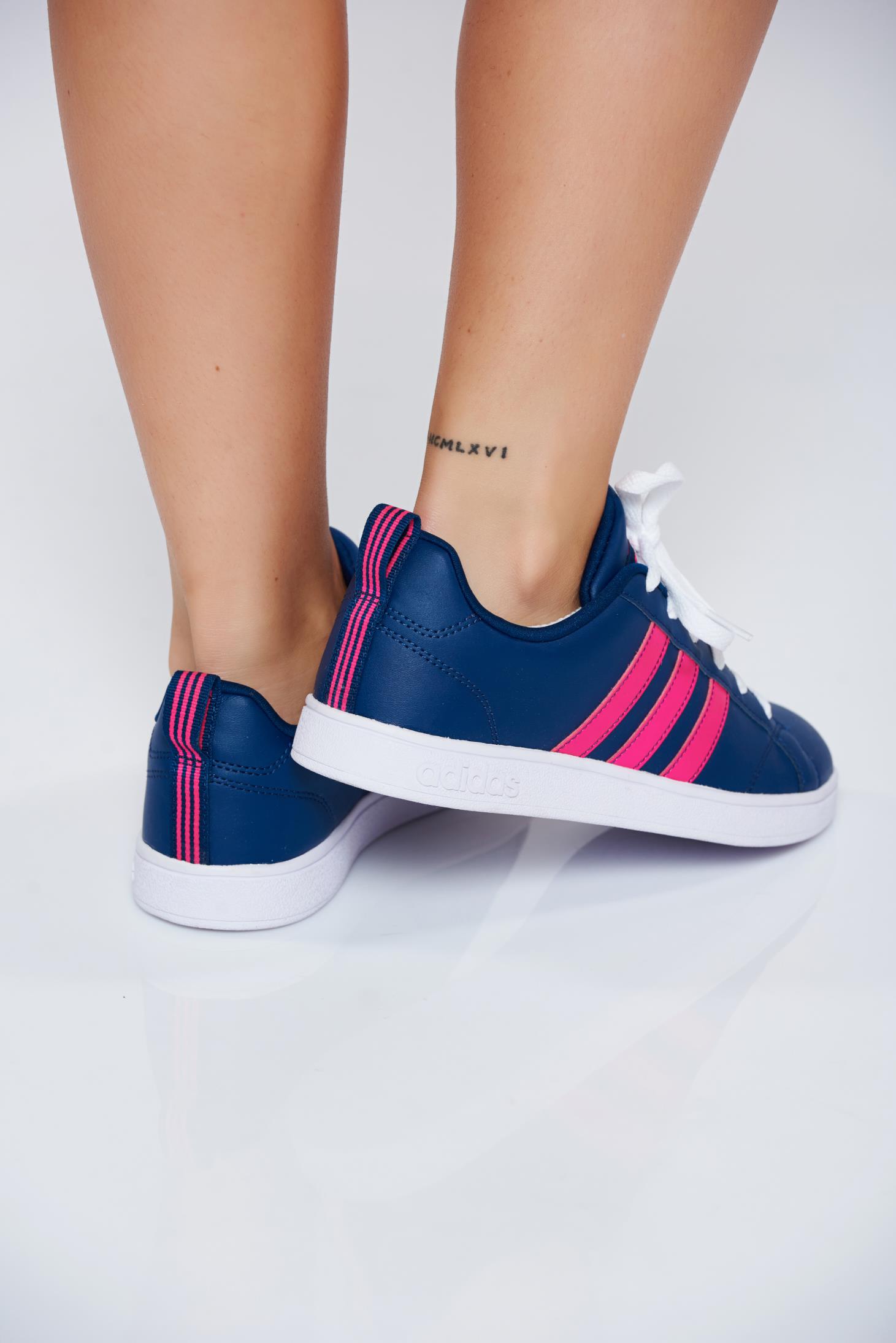 Originals Adidas Blue Casual Sneakers With Lace And Light Sole 6626