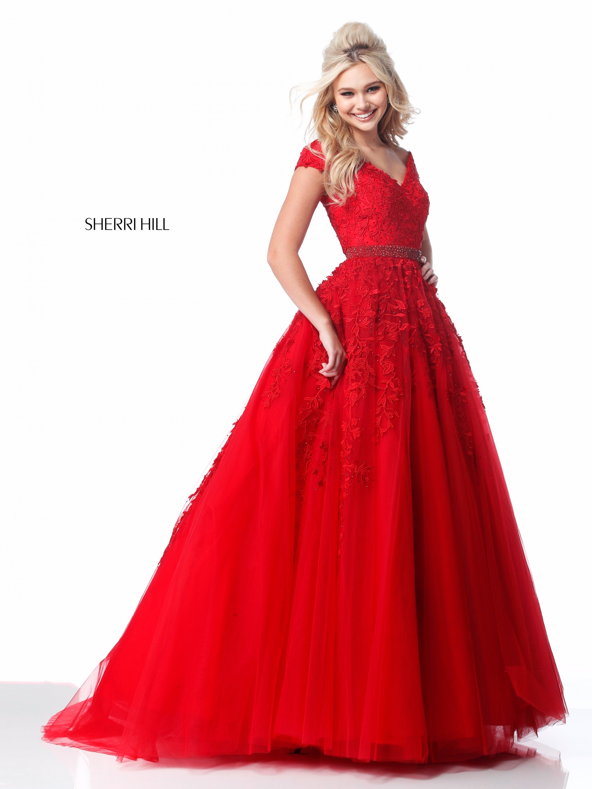 Sherri Hill 51905 Red Dress