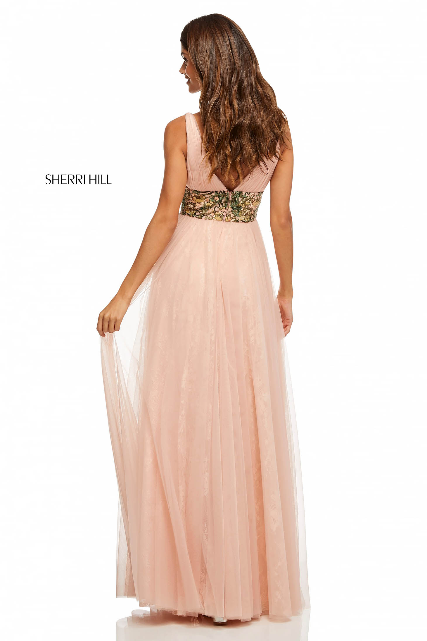 Sherri Hill 52670 LightPink Dress 2 - StarShinerS.com