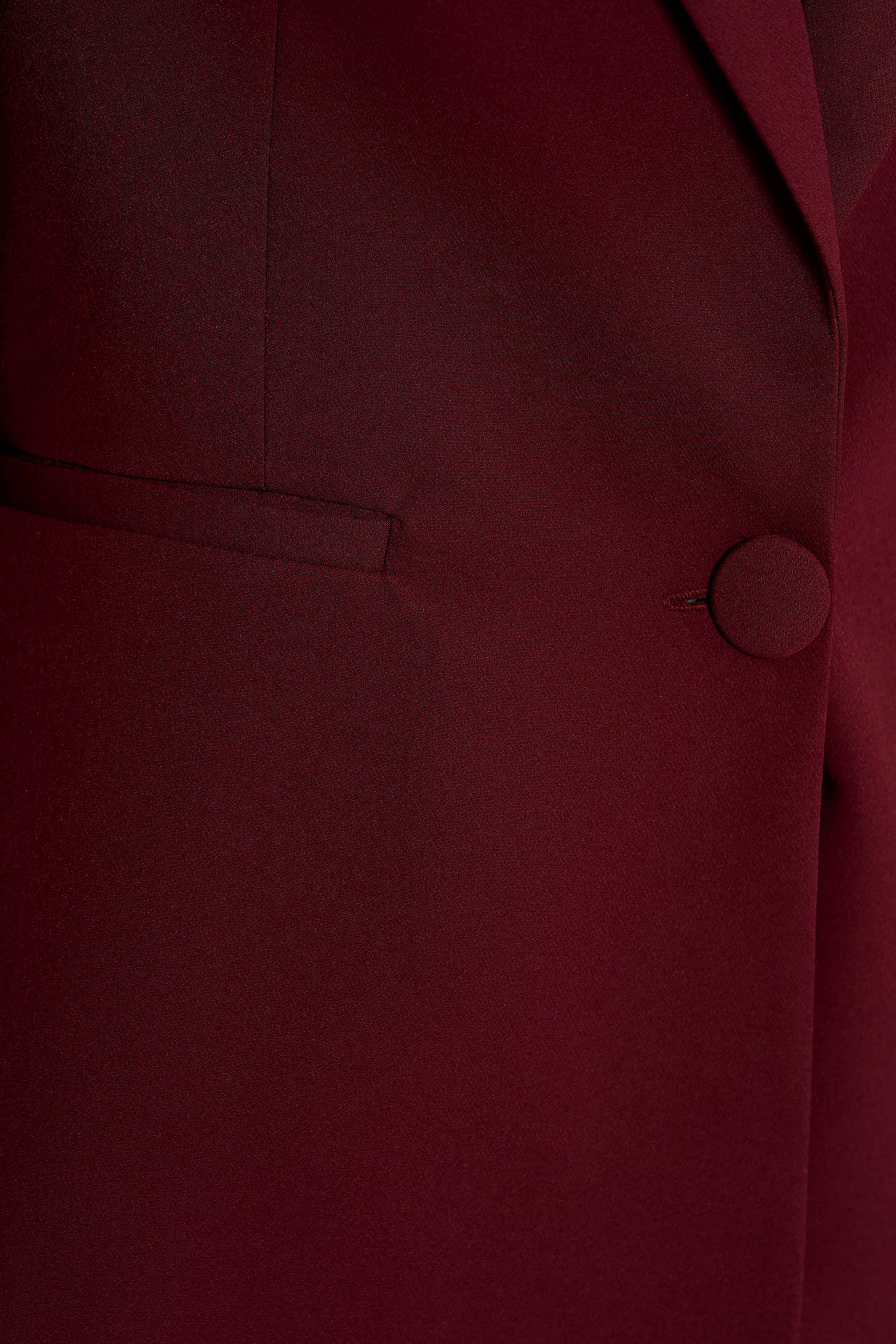 StarShinerS burgundy jacket with inside lining office from non elastic fabric arched cut 4 - StarShinerS.com