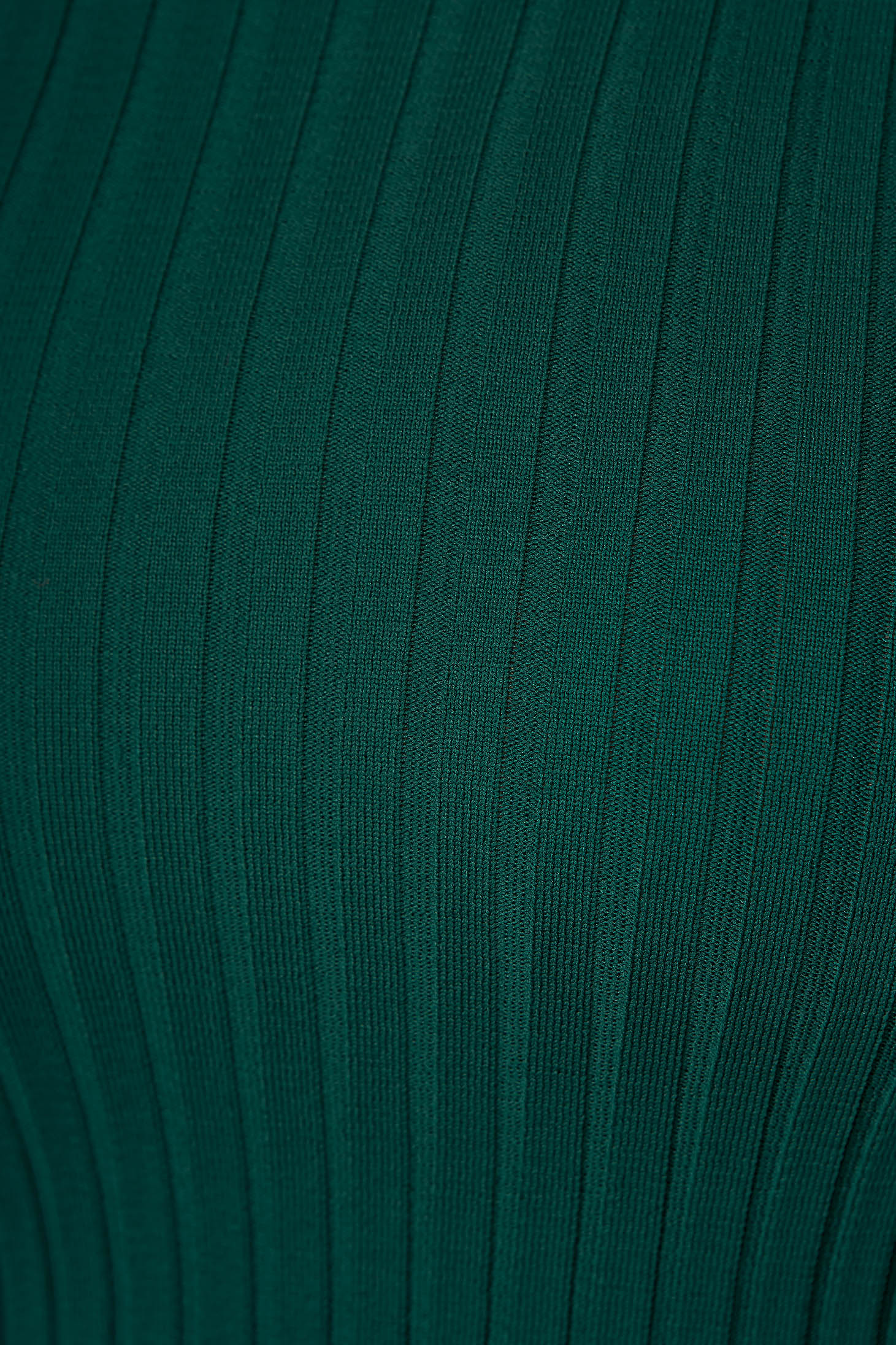 Top verde petrol SunShine casual scurt tricotat bretele subtiri si decolteu rotunjit 4 - StarShinerS.ro